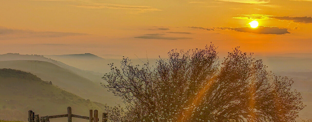 Sunset Mist at Devil's Dyke